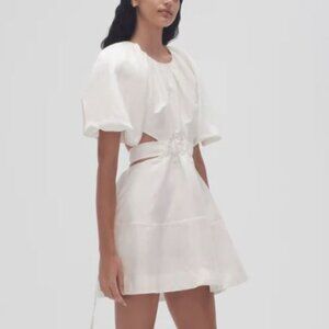 Aje Mimosa Cut Out Mini Dress